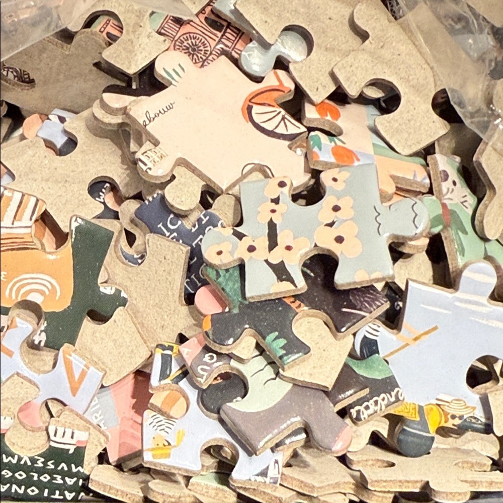 Rifle Paper Co. Vibrant City Maps 500 piece jigsaw Puzzle - Picture 5 of 6